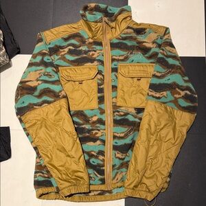 The North Face Camouflage Jacket - Green and Tan